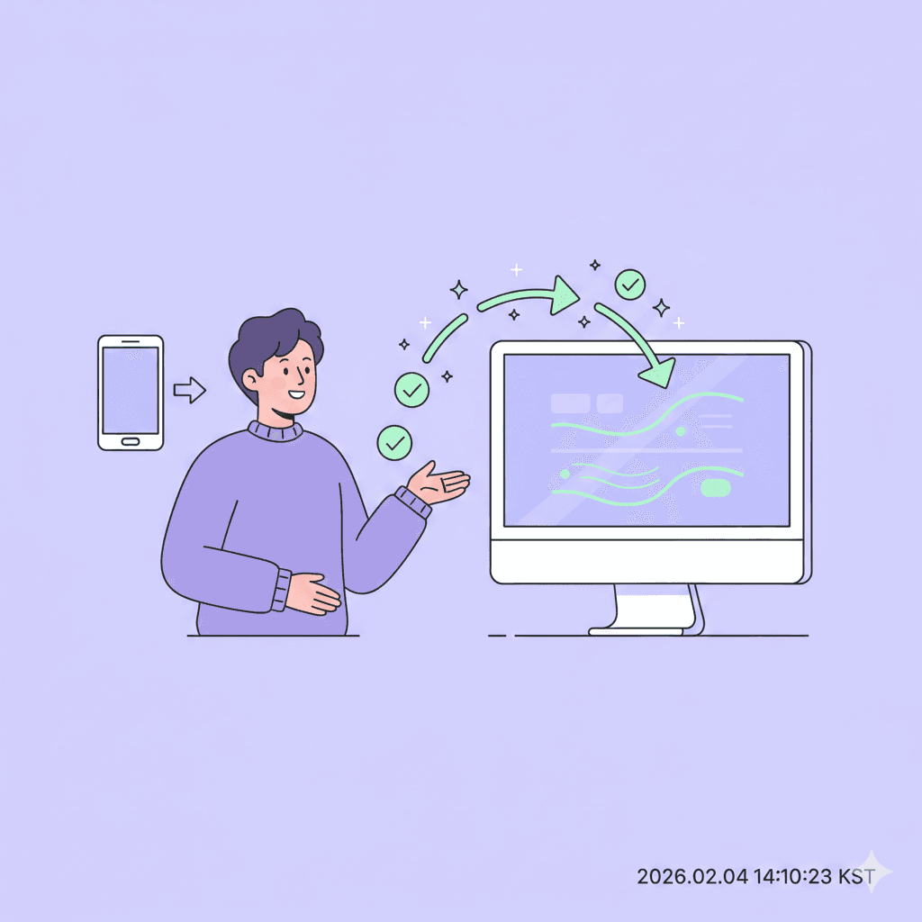 기록이 실적에 자동 연동